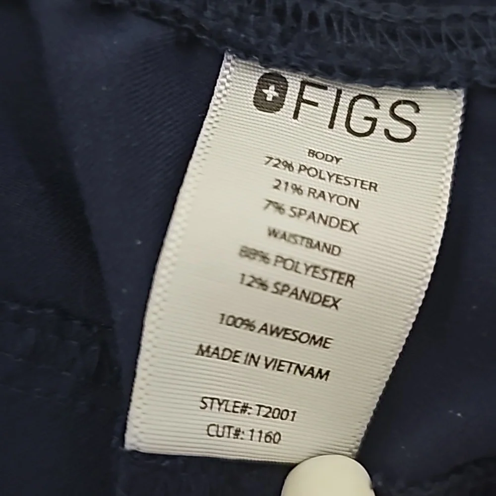 Figs Men's Pants Figs Pisco Basic Scrub Pants Size XL Style T2001 Blue